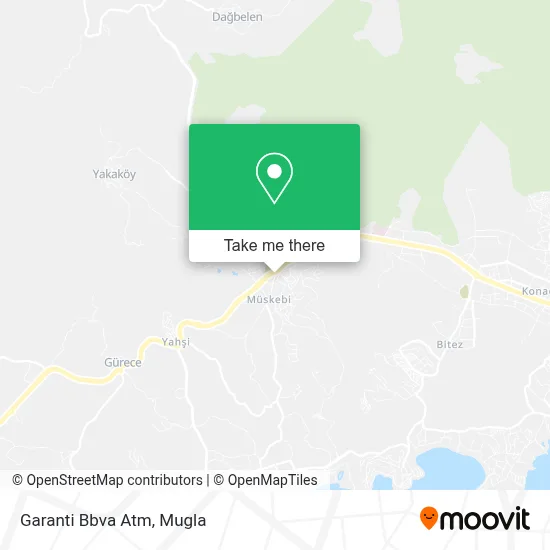 Garanti Bbva Atm map