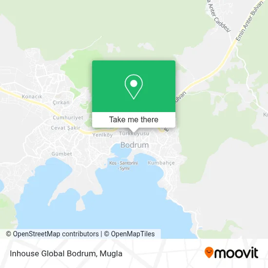 Inhouse Global Bodrum map