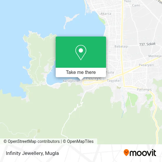 Infinity Jewellery map