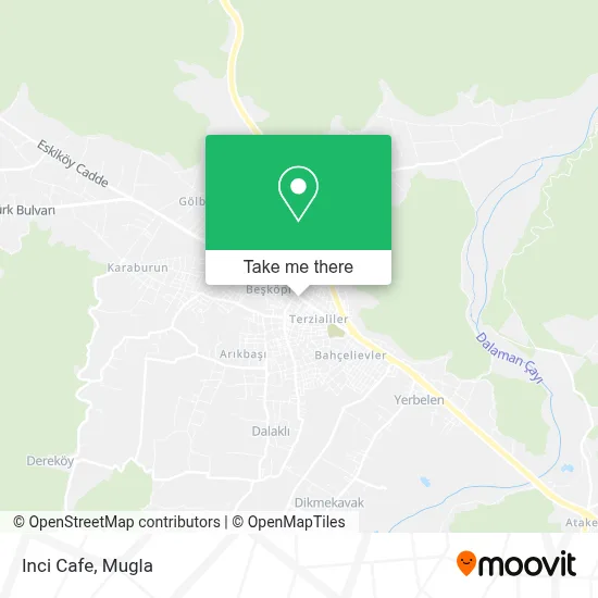 Inci Cafe map