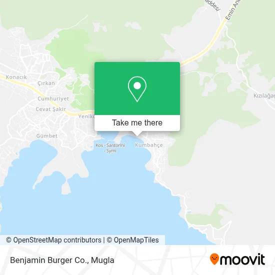 Benjamin Burger Co. map