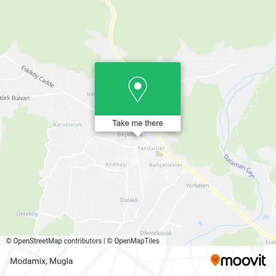 Modamix map