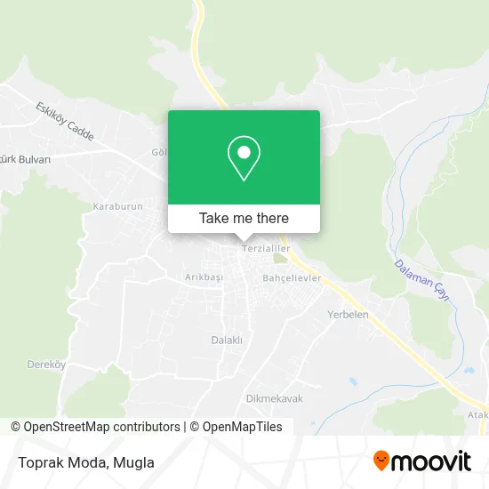 Toprak Moda map