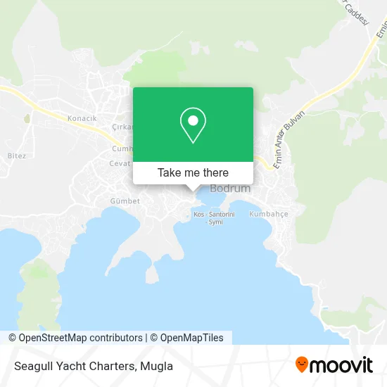 Seagull Yacht Charters map