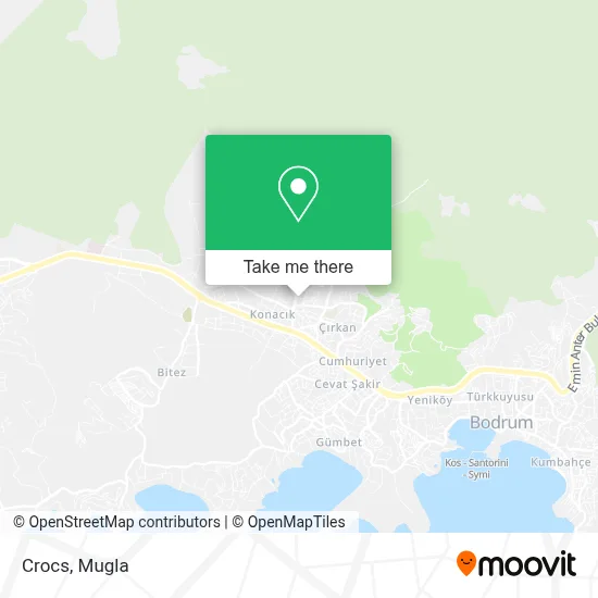 Crocs map