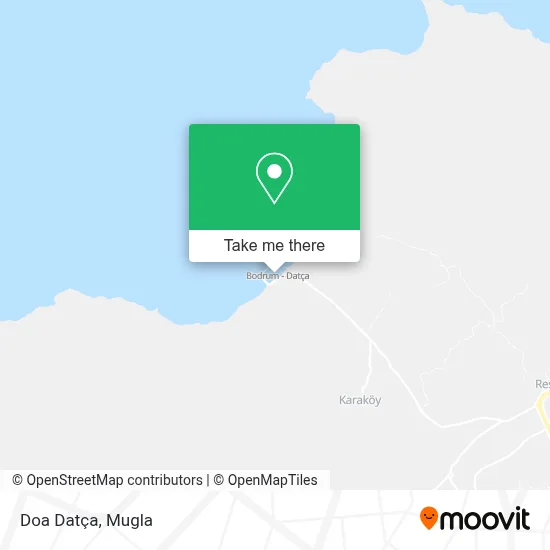 Doa Datça map
