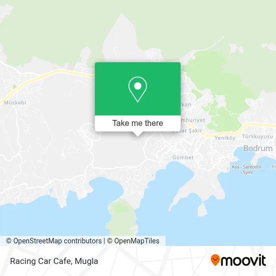 Racing Car Cafe map