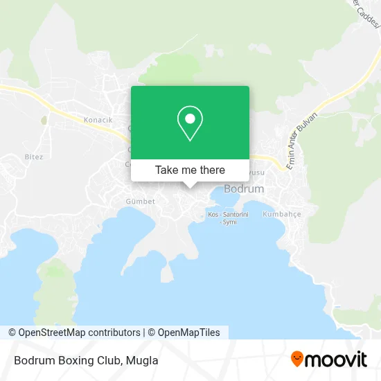 Bodrum Boxing Club map
