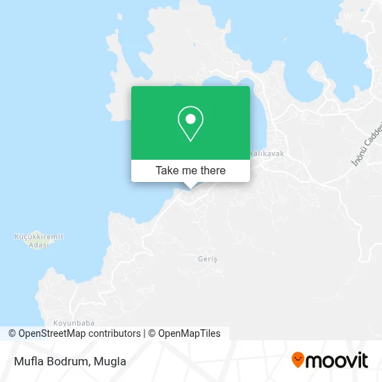 Mufla Bodrum map