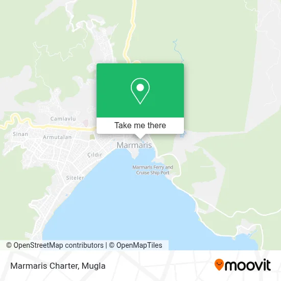 Marmaris Charter map