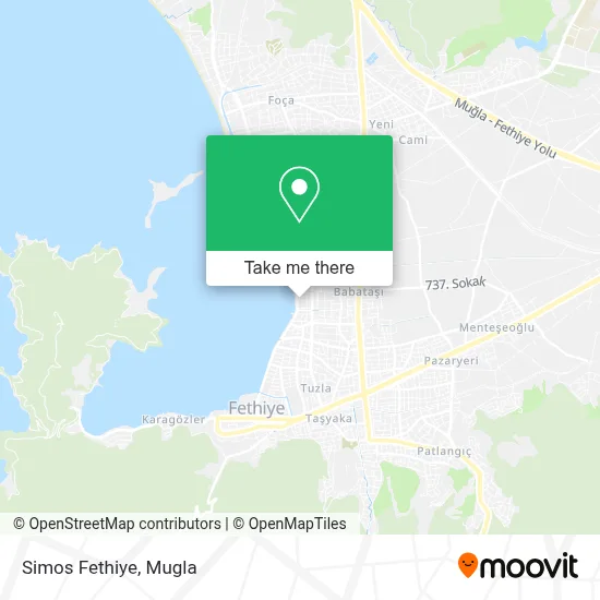 Simos Fethiye map