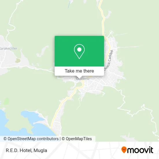 R.E.D. Hotel map