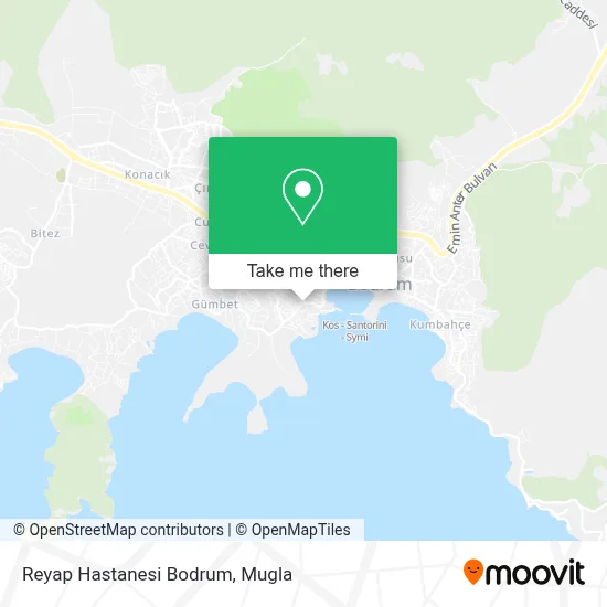 Reyap Hastanesi Bodrum map