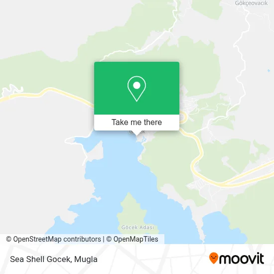 Sea Shell Gocek map