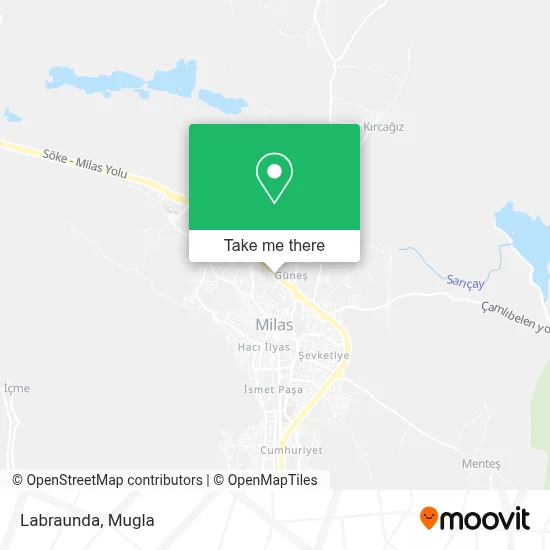 Labraunda map