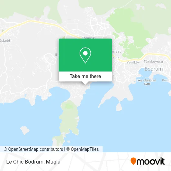 Le Chic Bodrum map
