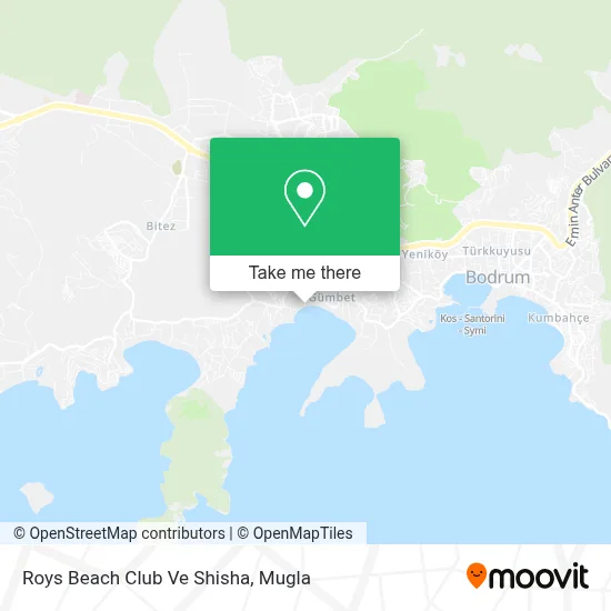 Roys Beach Club Ve Shisha map