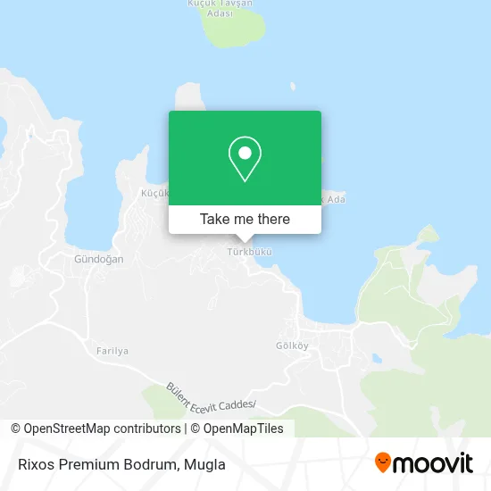 Rixos Premium Bodrum map