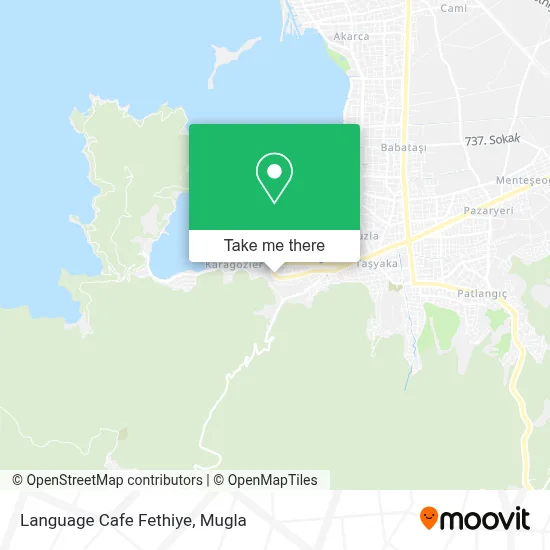 Language Cafe Fethiye map