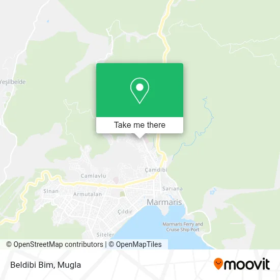 Beldibi Bim map