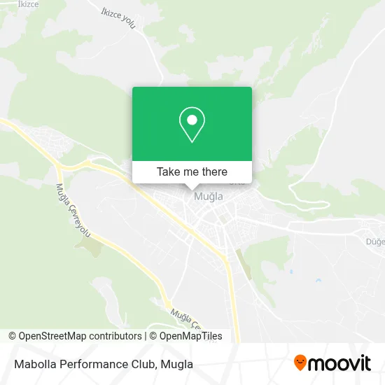 Mabolla Performance Club map