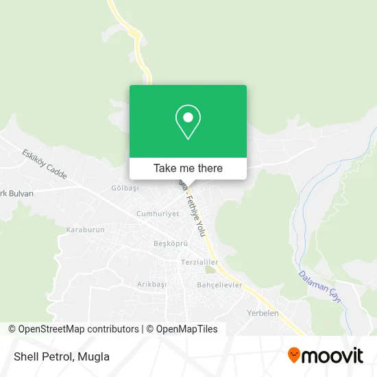 Shell Petrol map