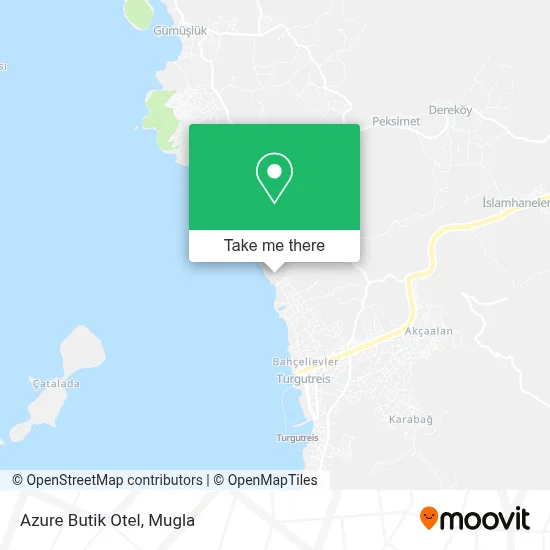 Azure Butik Otel map