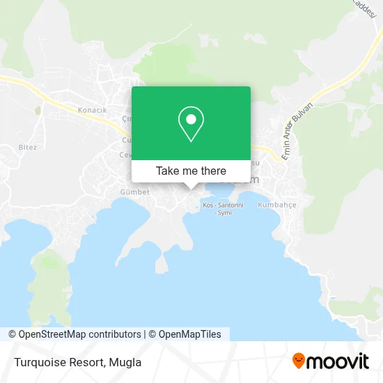 Turquoise Resort map