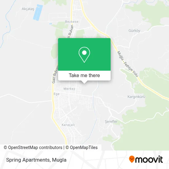 Spring Apartments map