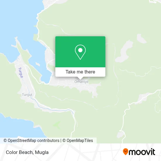 Color Beach map