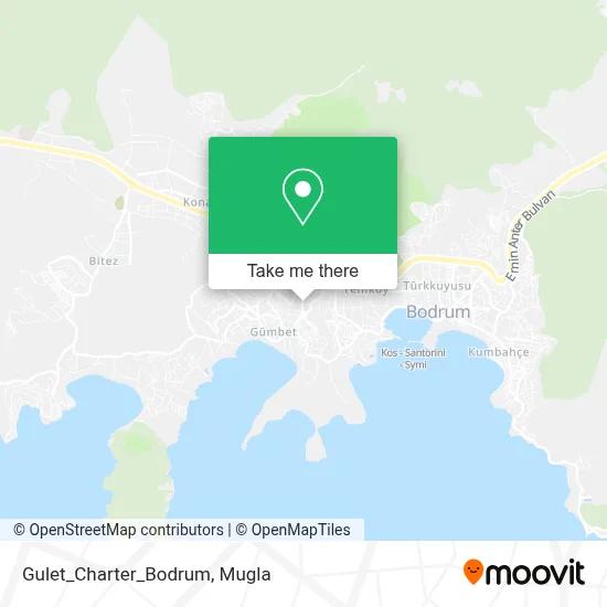 Gulet_Charter_Bodrum map