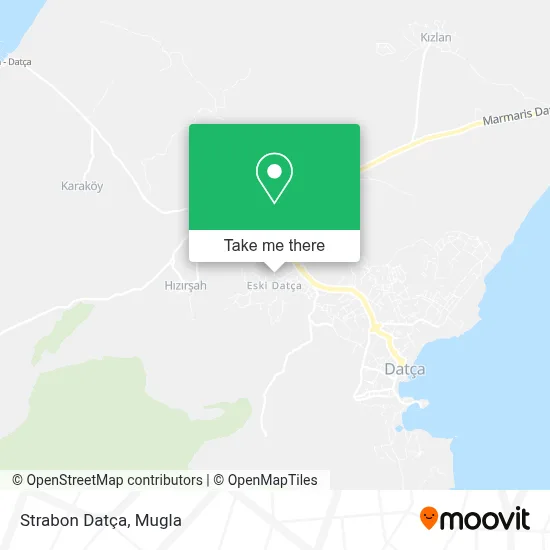 Strabon Datça map