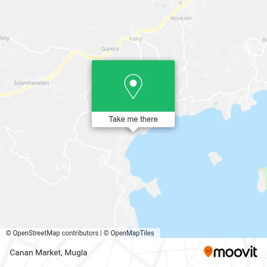 Canan Market map