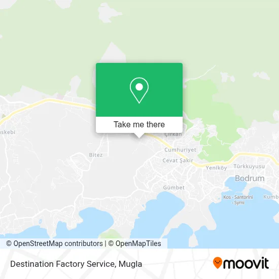 Destination Factory Service map