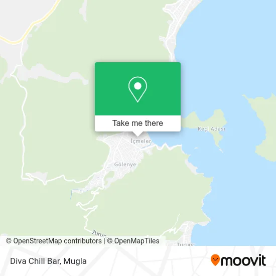 Diva Chill Bar map