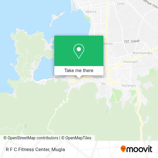 R F C Fitness Center map