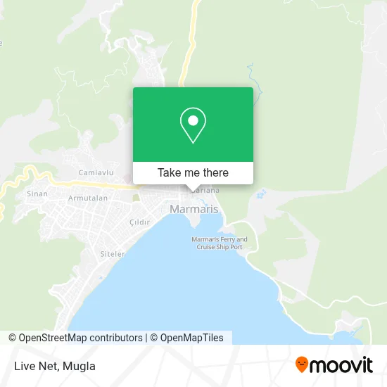 Live Net map