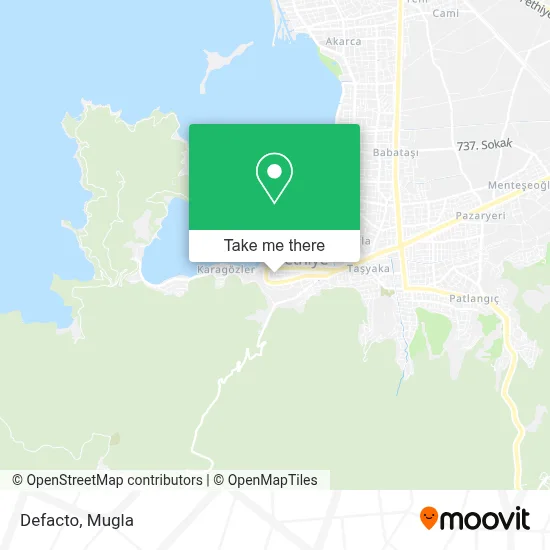 Defacto map
