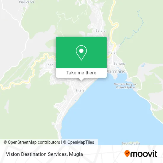 Vision Destination Services map