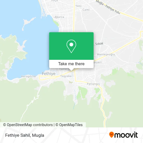 Fethiye Sahil map
