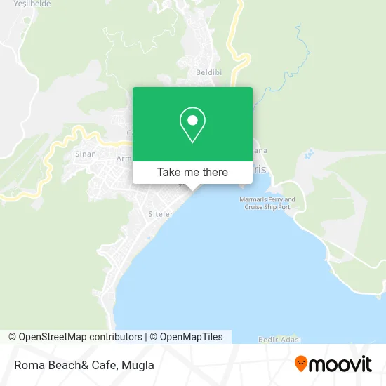 Roma Beach& Cafe map