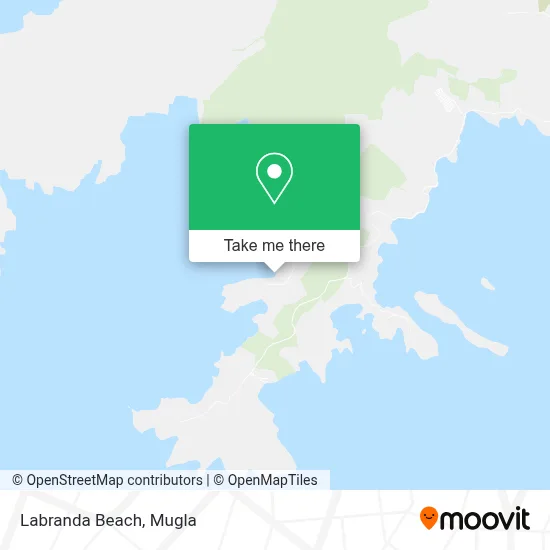 Labranda Beach map