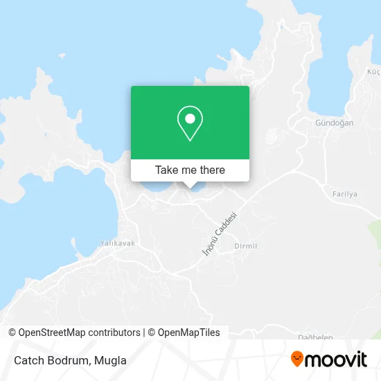 Catch Bodrum map