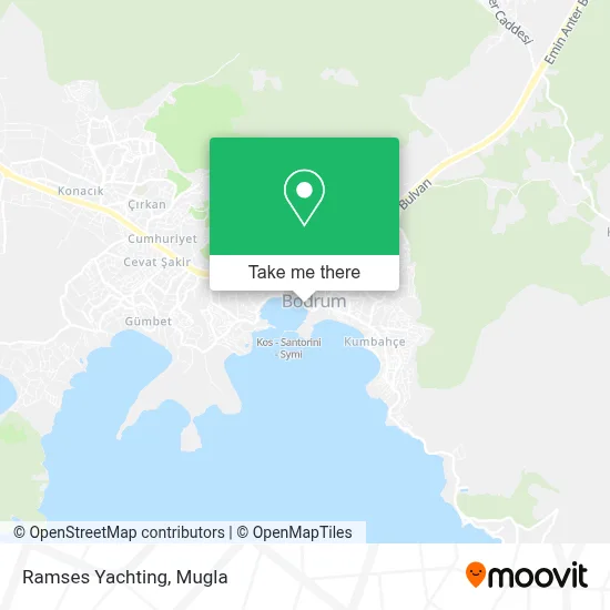 Ramses Yachting map