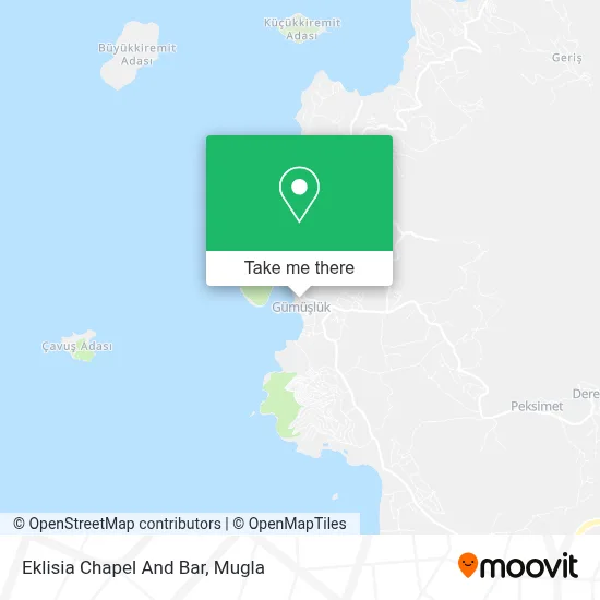 Eklisia Chapel And Bar map