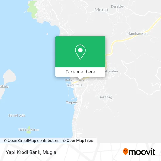 Yapi Kredi Bank map