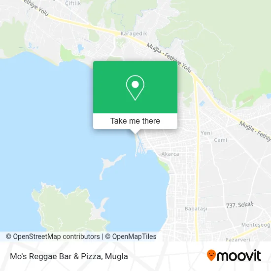 Mo's Reggae Bar & Pizza map
