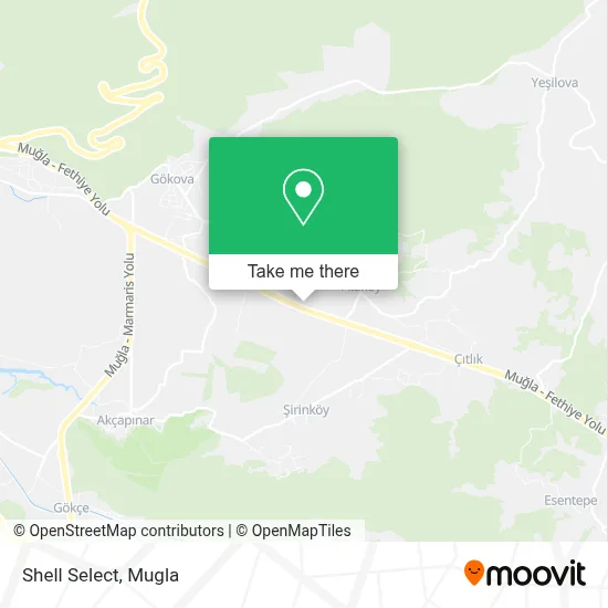 Shell Select map