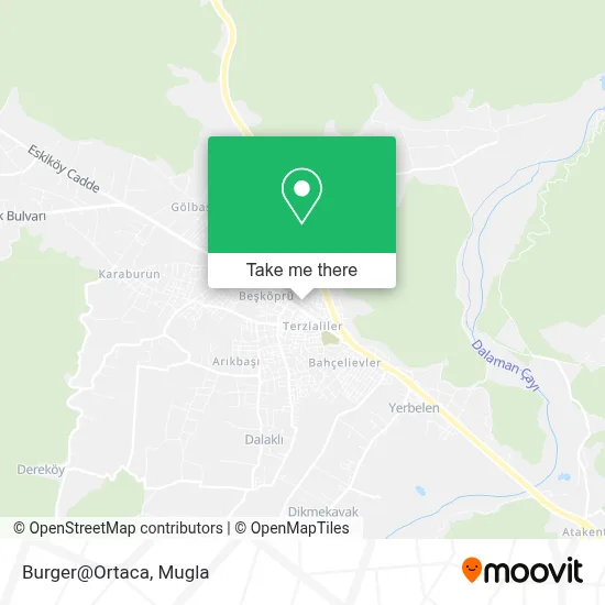 Burger@Ortaca map