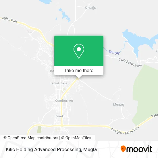 Kilic Holding Advanced Processing map